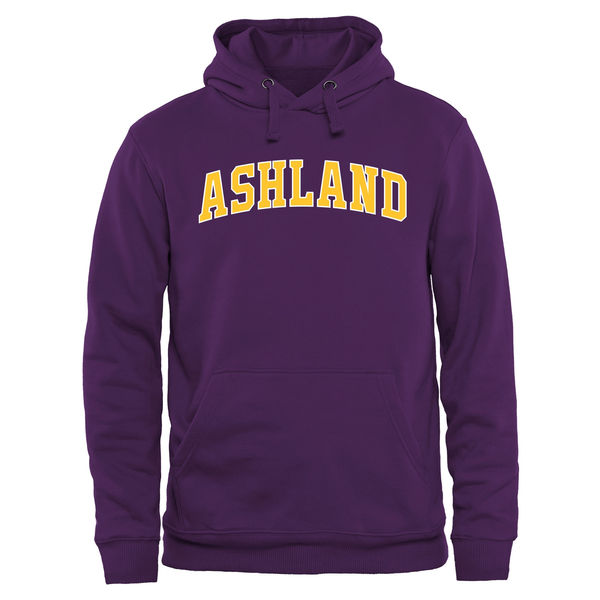 Men NCAA Ashland Eagles Everyday Pullover Hoodie Purple